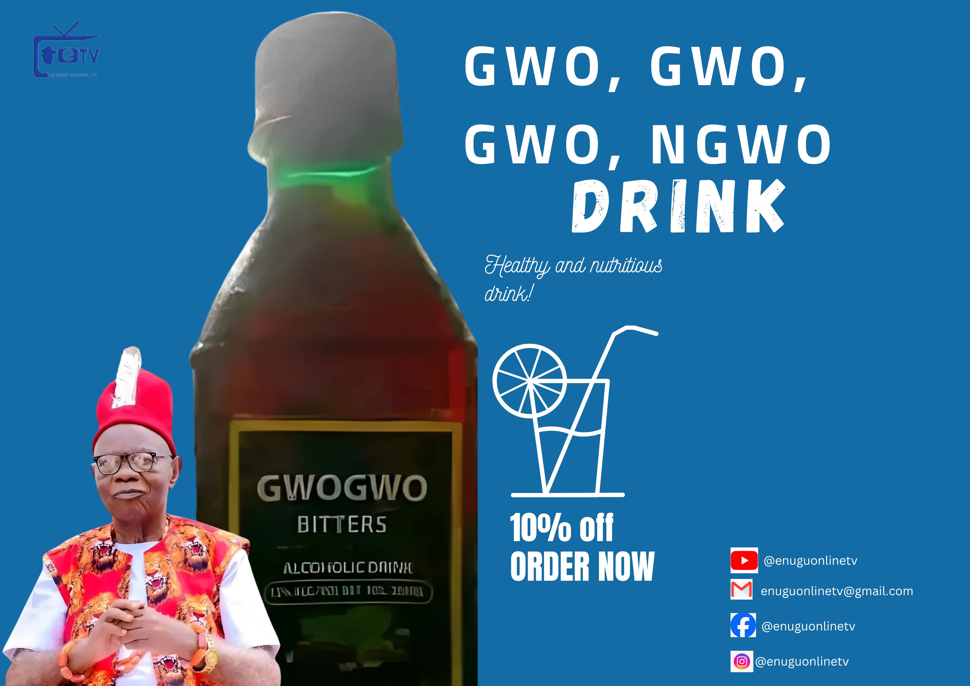Gwogwo Bitters Drink Now Available