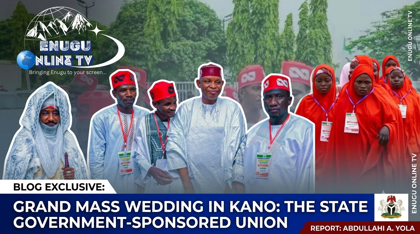 “I Just Added Another Wife” – Kano Mass Wedding Groom Sparks Reactions