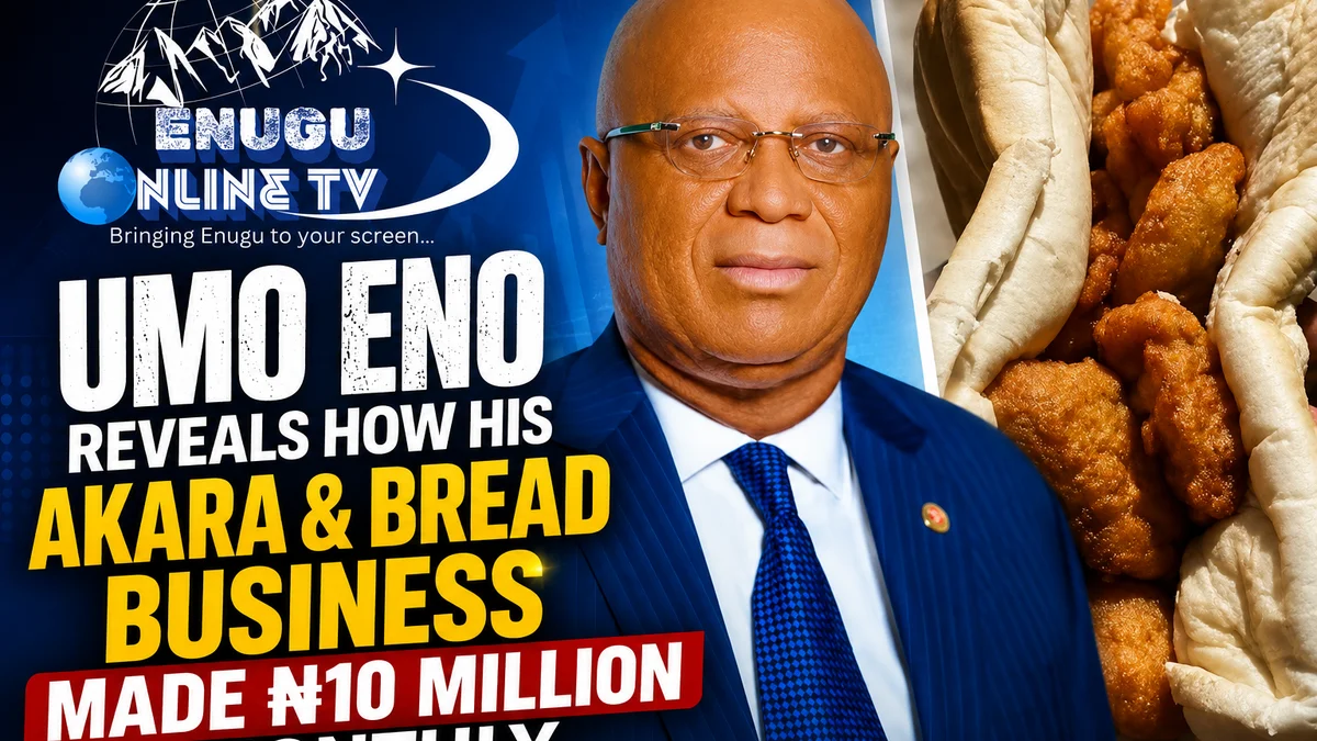 Umo Eno Reveals How His Akara and Bread Business Made ₦10 Million Monthly