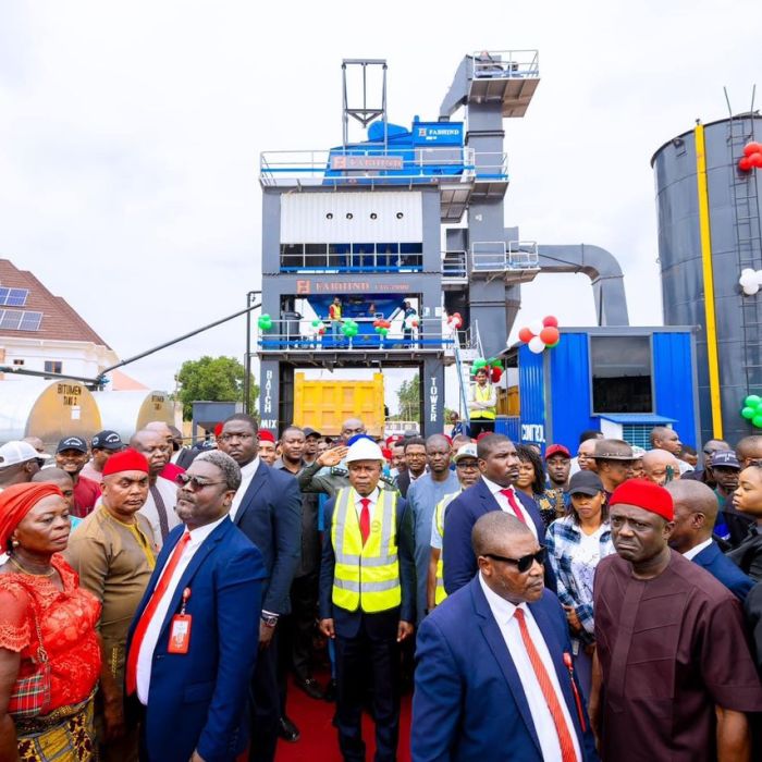 Enugu State Launches State-of-the-Art Mega Asphalt Production Plant to Revolutionize Road Construction