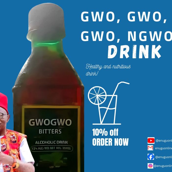 Gwogwo Bitters Drink Now Available