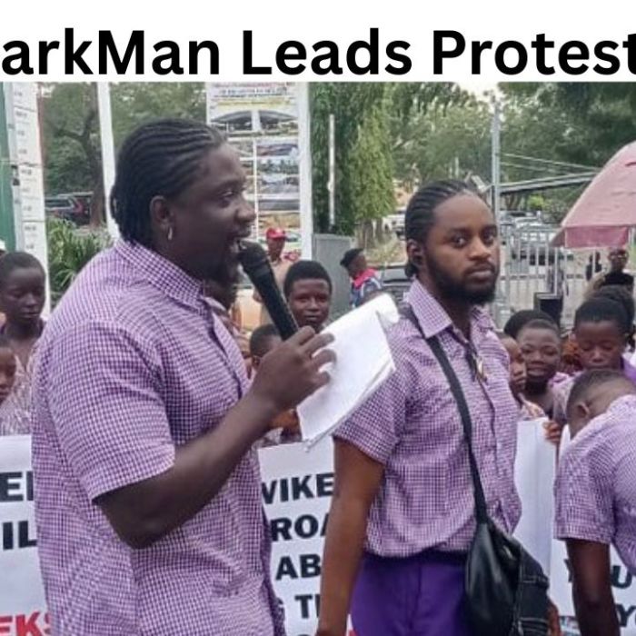 VeryDarkMan Leads Protest at FCT Minister’s Gate Over Teachers’ Strike