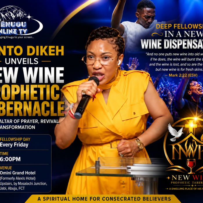Tonto Dikeh Unveils New Wine Prophetic Tabernacle